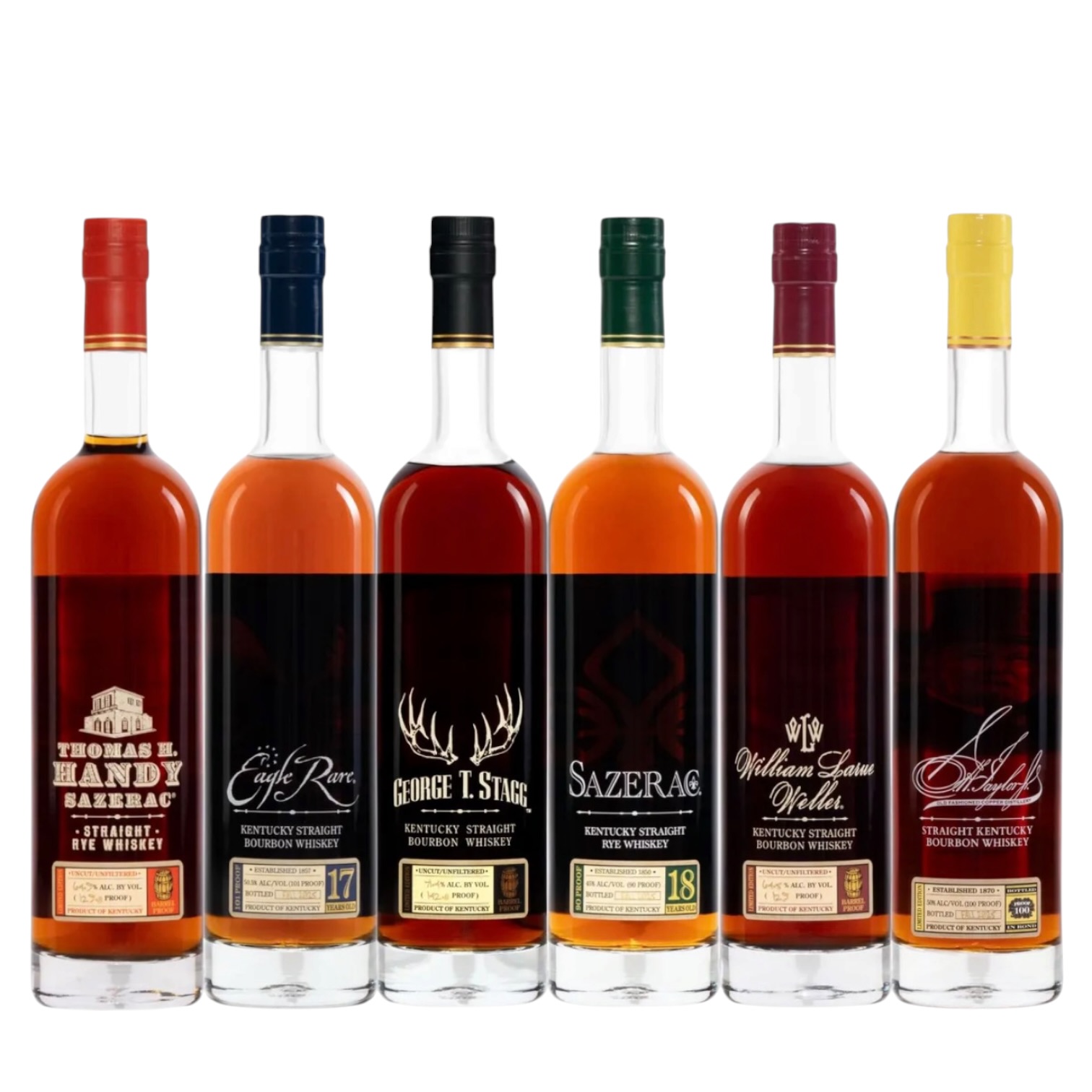2025 Buffalo Trace Antique Collection (BTAC) Set 6 Bottles
